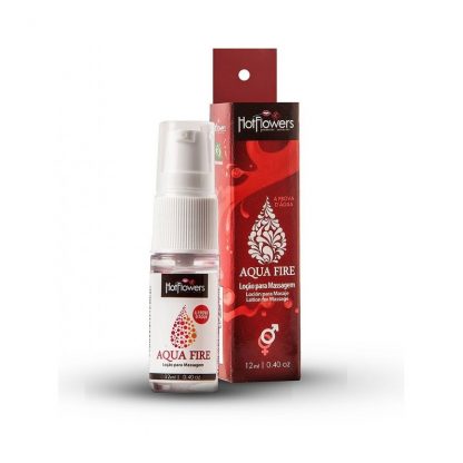 AQUA FIRE LUBRIFICANTE A PROVA D'ÀGUA 12ML - HOT FLOWERS