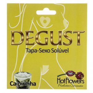 DEGUST TAPA SEXO FLOR SOLÚVEL CAIPIRINHA HOT FLOWERS