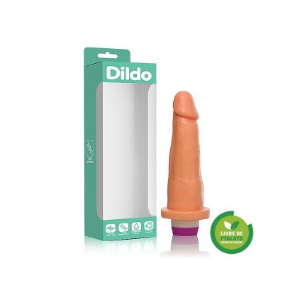 Prótese com vibro 16x4 cm na cor pele