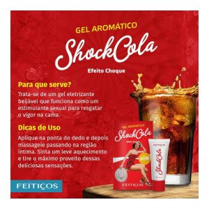 SHOCK COLA GEL BEIJÁVEL ELETRIZANTE 8GR