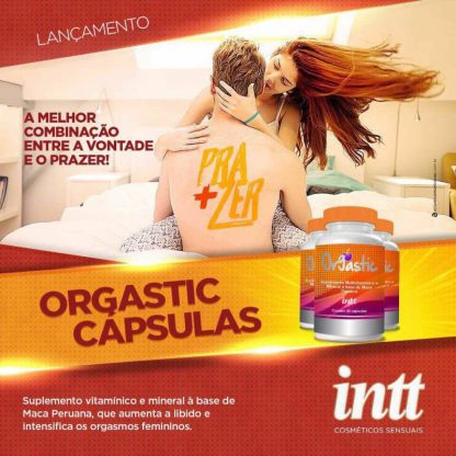 ORGASTIC SUPLEMENTO FEMININO 60 CAPSULAS